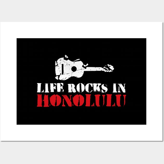 Honolulu, Hawaii - HI Rocks Life Wall Art by thepatriotshop